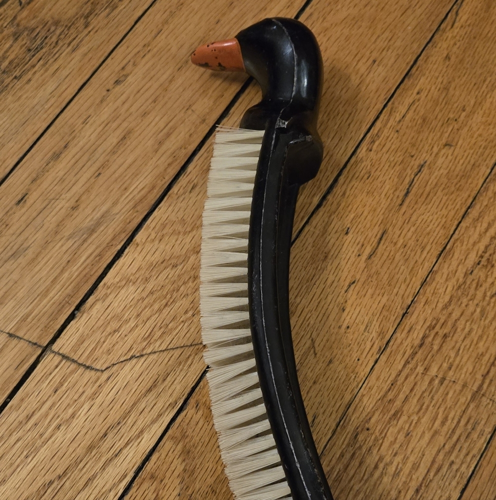 Vintage 60s Dandy Duck Shoe Brush